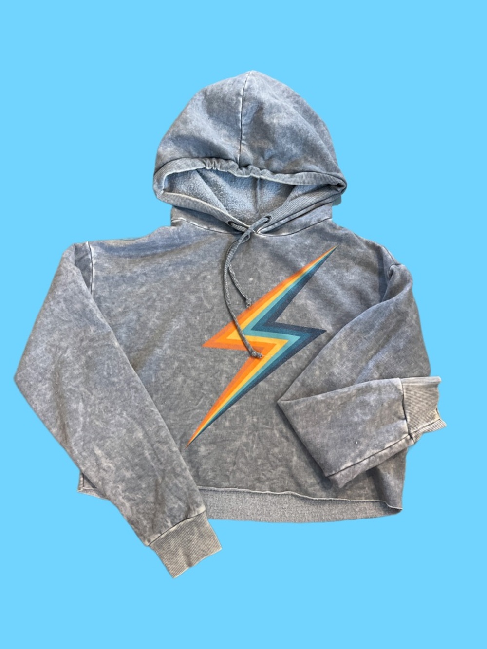 Vintage Havana Light Gray Hooded Sweatshirt/Hoodie - Picture 1 of 3